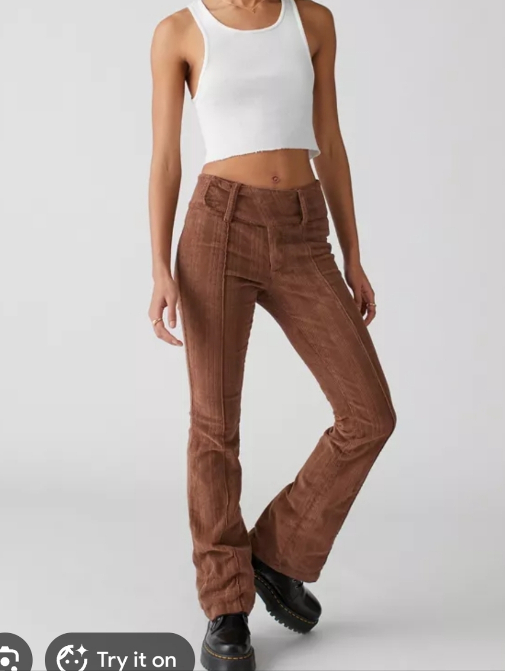 Urban Outfitters Tony Corduroy Belt Flare